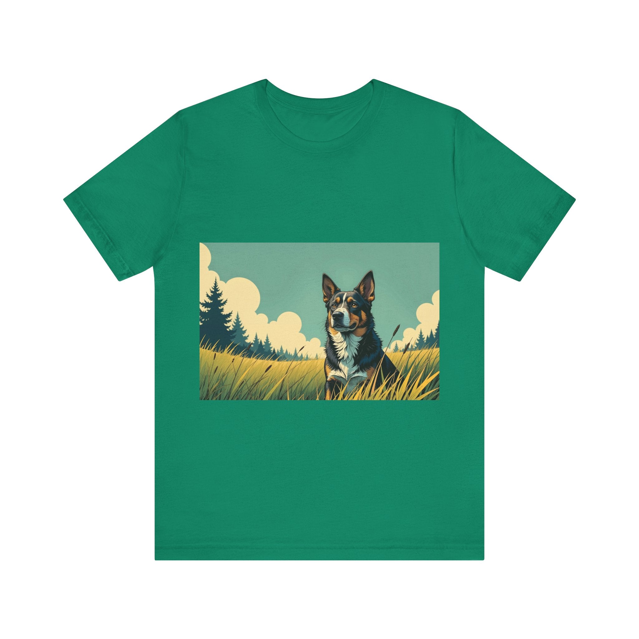 Playful Puppy Graphic Unisex Jersey Tee | Dog Lover Top